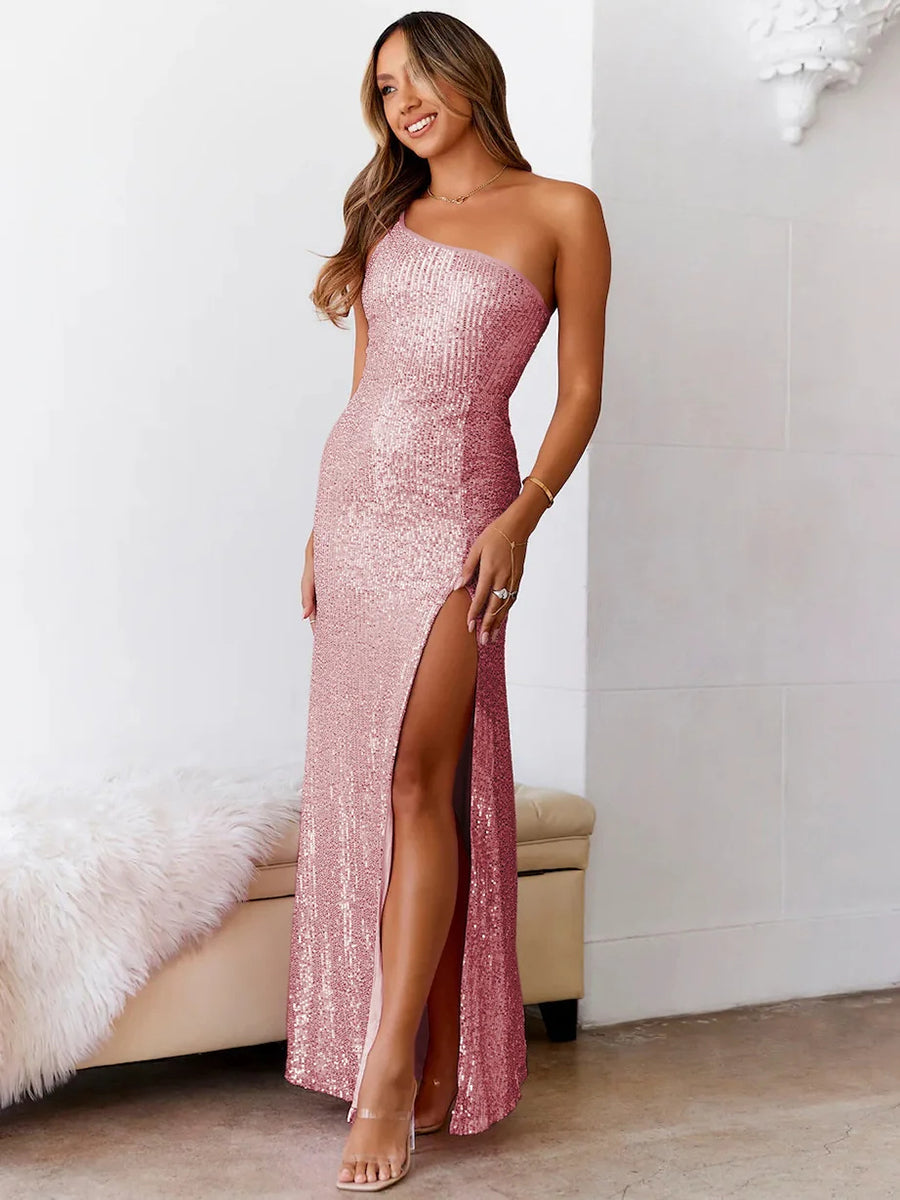 Sparkle and Shine: Elevate Your Style with Rown's Captivating Pink Sequin Dresses