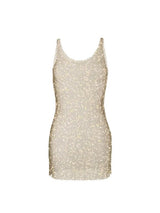 Crystal Diamonds  Sleeveless Bodycon Mini Dresses - Rown